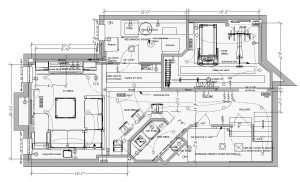 Brennan Basement Renovation Floor Plan