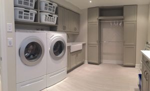 Basement Renovation Laundry Room