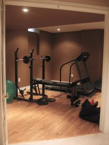 Basement Renovation Home Gym
